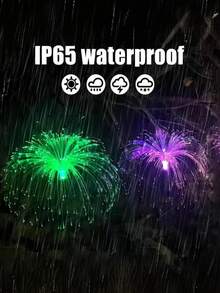 2pcs Solar Jellyfish Light -7 Colors Constantly Changing, Outdoor Holiday Landscape Light, Suitable For Garden Yards, Lawns, Paths, RVs, Camping, Picnics,Parties, Weddings, Parties, Very Suitable For Garden, Terrace, Path, Lawn And Holiday Decoration - Jellyfish Lamp - View 12