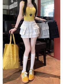 Women Skirts - White - View 5