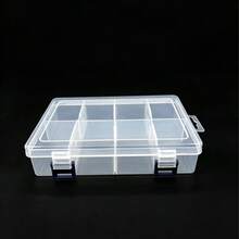 8-Grid Adjustable Plastic Tool Storage Box, Screw Parts Organizer Box, Size: 20*13.5*4.5cm, Suitable For Storing Medicine, Hardware Tools - 1PC - View 5
