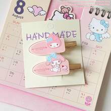 SANRIO 2 chiếc phụ kiện và kẹp tóc hoạt hình Hello Kitty mới, quà tặng Ngày Valentine cho bé gái. Nhiều nhân vật hoạt hình khác nhau, phụ kiện tóc hoạt hình Kuromi Nhật Bản, kẹp tóc bên hông, phụ kiện tóc cho Giáng sinh, tiệc cưới, họa tiết hoạt hình Hello Kitty. Những sản phẩm này cũng thuộc bộ sưu tập phụ kiện tóc dành cho nữ. - kẹp tóc - Xem 13