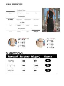 Conjunto de falda maxi y top de 2 piezas con volantes de gasa y encaje, tirantes finos y espalda descubierta. Conjunto elegante y romántico adecuado para carnaval, estilo gótico, boda, primavera/verano 2026, temporada de bodas, festival de música, vuelta al colegio. Se recomienda usar ropa interior de color nude. Debido a diferentes lotes de producción, puede haber ligeras diferencias de color. Negro - Negro - Ver 3