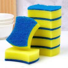 5/10/20pcs Kitchen Cleaning Sponges, Dishwashing Cloths, Multi-Purpose Cleaning Sponges, Double-Sided Cleaning Cloths, High-End Kitchen Dish Sponges, Durable Scratch-Resistant Sponges, Super Absorbent, Cleaning Supplies - Multicolor - View 3