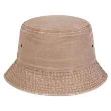1 buah Topi Bucket Denim Vintage Polos Pria, Topi Nelayan Modis, Kasual untuk Acara Musim Semi/Gugur, Perjalanan, Pantai, Pesta - beraneka warna - View 7
