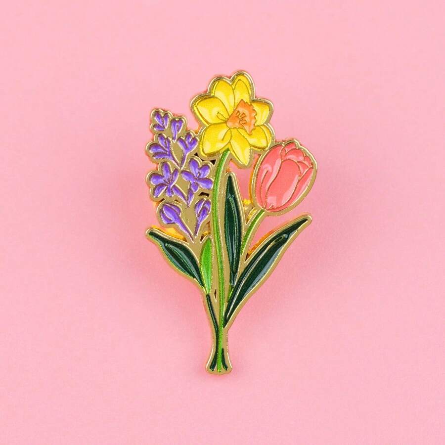 Enamel Badge Brooch Pin, Suitable For Backpacks, Bags, Stylish Decoration, Gift For Friends - Multicolor - View 1