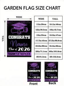 Customized Theme Garden Flag. Perfect For Outdoor Parties And Garden Decor - Multicolor - View 2