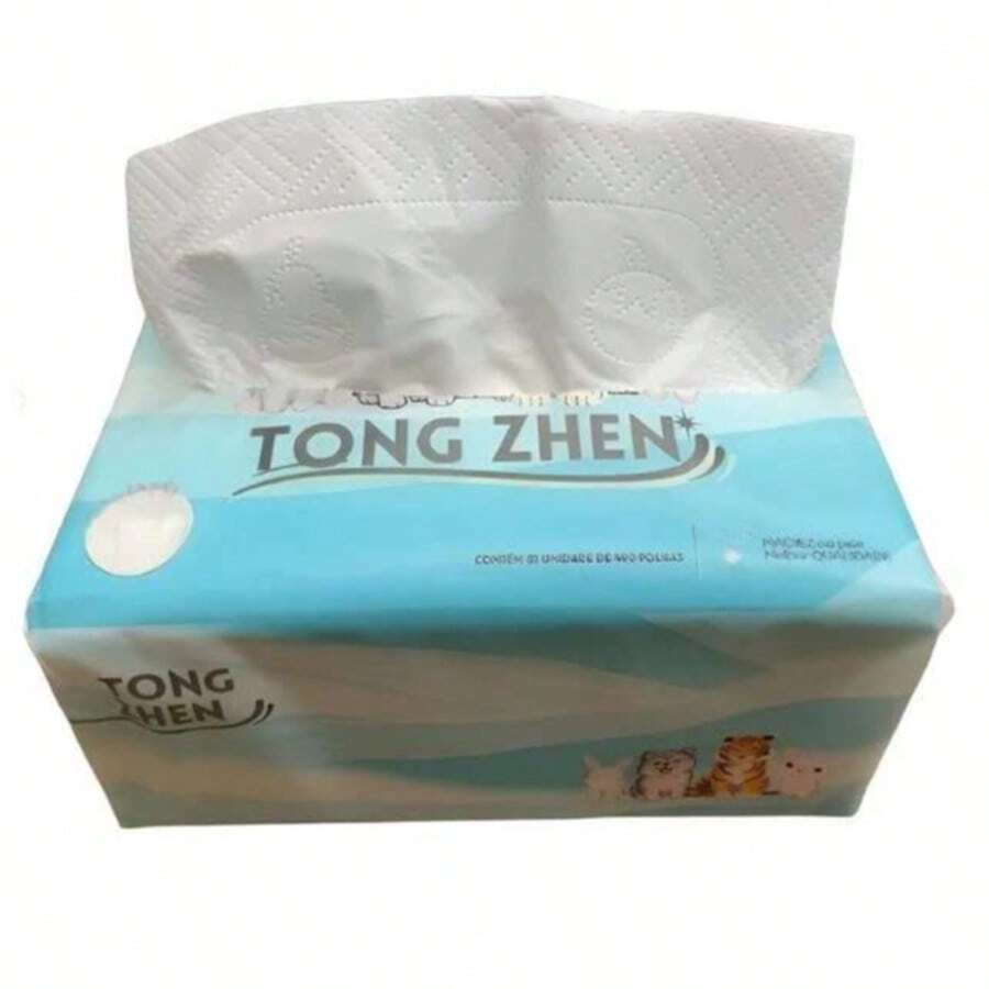 Disposable Soft Tissues 400 Units/Soft Tissue Sheets Versatile 5 Layers - 5pcs - View 1