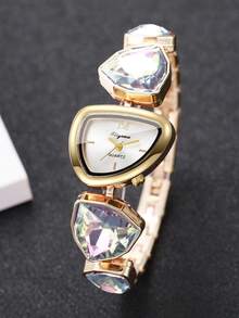 1pc Women's Fashion Personalized Creative Exquisite Elegant Quartz Bracelet Watch, Gift (Watch Box Not Included) - White - View 5