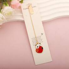 Dấu trang hình gấu trúc dễ thương, dấu trang kim loại hoạt hình, hình trái tim, quà tặng học sinh, văn phòng phẩm sáng tạo bán sỉ - Dấu trang hình gấu trúc - Xem 8