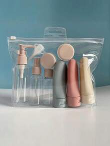 Travel Split Bottle Set Of 11 Pieces - Reusable, Multiple Specifications To Choose From, Suitable For Carrying On Airplanes, Can Store Shower Gel, Moisturizer, Conditioner, Etc. - Durable And Lightweight, Essential For Travel - A - View 1