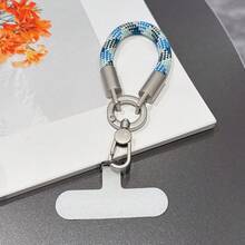 1 Set Personalized Phone Lanyard, Creative Finger Strap 8mm Car Key Chain Pendant, Anti-Lost Anti-Theft Small Hanging Accessory, Fashionable Hanging Chain - Multicolor - View 22