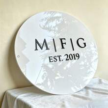 Custom 3D Acrylic Logo Sign For Door Or Wall, Modern Salon Sign With Stand Offs, Business Signage, Business Door Plaque, Spa Room, Clinic,Custom Round Business Logo Sign, 3D Door Wall Sign, Custom Logo Acrylic Business Signage, Office Storefront - Multicolor - View 7