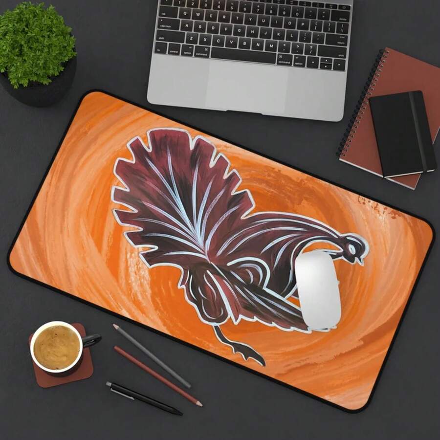 Virginia Tech Hokies Mascot Desk Mat: College Football Fan Gift - 1 - Visa 1