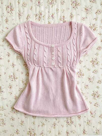 Áo khoác cardigan dệt kim cài nút, thích hợp cho hẹn hò, kỳ nghỉ, công sở, nhà, mặc hàng ngày, làm vườn, đi học, dự tiệc, du lịch, ăn trưa, tiệc trà, sân bay, áo dệt kim tay ngắn mùa xuân/hè.