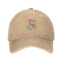 Cincinnati Bearcats Logo 1990 Men Women Washed Distressed Twill Cotton Baseball Cap Vintage Adjustable Dad Hat - Màu Khaki - Xem 2
