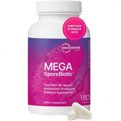 Shelf Stable Spore Probiotics For Digestive Health - Travel-Friendly, 180 Capsules