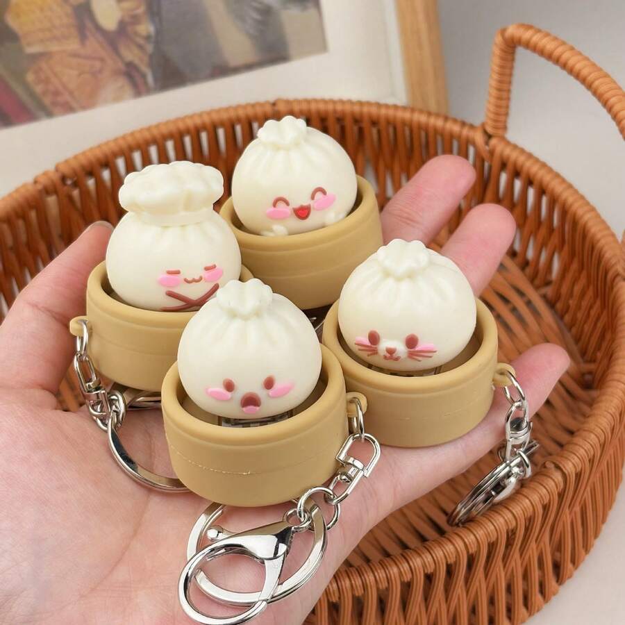 1 móc khóa hình búi tóc, đồ chơi giảm căng thẳng Squishies Clicker Squishy, phụ kiện túi xách cho nữ, phụ kiện dễ thương, quà tặng tốt nghiệp, móc khóa ngón tay unisex cho người lớn, móc khóa bấm ngón tay, móc khóa thư giãn, móc khóa kéo tách rời giúp tập trung, quà sinh nhật, quà tặng tiệc tùng, quà tặng ngày lễ - Nhiều màu - Xem 1
