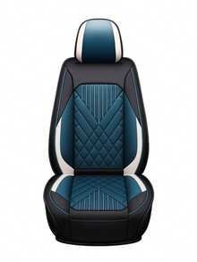 Fundas de asiento de coche de cobertura completa, cojines de descanso para conductor y pasajero transpirables para uso en todas las estaciones - se ajusta a varios modelos (delantero, 1 pieza) - Multicolor - Ver 8