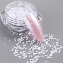 黑白圓形美甲亮片 Y2K 混尺寸波點美甲亮片 DIY 多用途圓點亮片裝飾，適合美甲沙龍與美甲初學者美甲飾品 - 彩色 - 查看 14