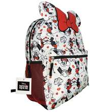 Disney Minnie Mouse Red And White Bow 16" Backpack - 白色 - 查看 5