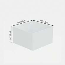 1/6pcs Acrylic Buffet Display Stand, Food Display Rack, Suitable For Buffet Table, Hollow Bottom Dessert Cube Box, White Cube Desktop Storage Rack Storage Box, Suitable For Dessert And Cake Display In Parties, Weddings And Other Holidays - Multicolor - View 18
