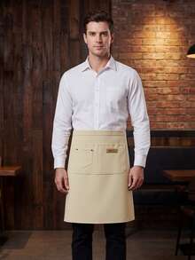 Tạp dề nhà bếp chống thấm nước, thoáng khí với khăn lau có thể tháo rời, tạp dề nấu ăn đa năng thích hợp cho nhà hàng, làm vườn, quán cà phê và là món quà ngày lễ hoàn hảo. - Nhiều màu - Xem 2