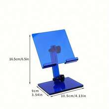 Giá đỡ điện thoại/máy tính bảng xoay được, kiểu dáng gập gọn, làm bằng acrylic, có thể điều chỉnh độ cao và thiết kế gấp gọn, phù hợp với mọi loại điện thoại và máy tính bảng. - Nhiều màu - Xem 6