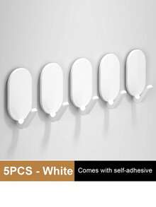 Strong Adhesive Door Back Hook, No Punching Self-Adhesive Hook, Sticky Hook, With Stylish And Practical Light Luxury Wall Mounted Hooks, Adhesive Hooks Heavy Duty Wall Hooks Waterproof Hooks For Hanging Coat, Clothes Hooks, Plants Hooks, Gardening Tools Hooks, Kitchenware, Pans Hooks, Pots Hooks, Utensils Hooks, Spoons Hooks - View 14
