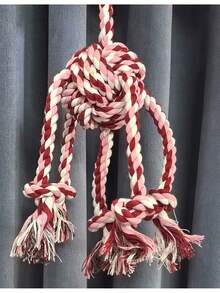 New Interactive Knotted Rope Dog Toy, Suitable For Medium To Large Breed Dogs - Durable Chew Toy - Multicolor - View 8