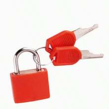 Minihänglås med nyckel, lämplig för bagage, ryggsäckar, gymskåp och väsklås - hänglås - Visa 17