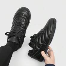 休闲运动鞋、运动鞋、学生鞋、时尚百搭男士运动鞋，四季皆宜 - 黑色 - 查看 1