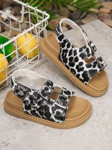 2026 New Season Must-Have | Retro Bohemian Style Sandals | Featuring Hook And Loop Design For Easy On/Off, Providing Cloud-Like Comfort For Kids | The Best Partner For School/Beach/Performance, Vacation And Daily Outings! - Black - View 4