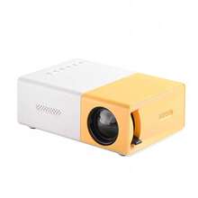 1台YG300迷你投影仪，1080P高清便携式户外电影投影仪，带LED灯，兼容USB/AV/电视盒/笔记本电脑/安卓/iOS/SD卡，ABS塑料材质，支持无线屏幕共享，是家庭影院和节日礼物的理想之选。 - 彩色 - 查看 7