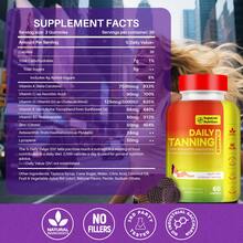 [3 Bottles]Tanning Gummies|Sunless Tanning, Skin Radiance & Hydration, Looking Glow & Bronzing | Beta Carotene, Lycopene, Astaxanthin & Vitamins| Gentle For Various Skin Types, 180 Gummies, 3 Bottles - 3 Bottles - Crazy Deals - View 2