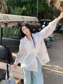 Women Blouses & Shirts - White - View 5