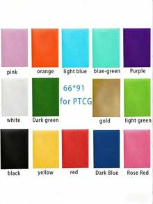 100/50 Count 66*91mm Matte Card Sleeves, Display Personalized Design Protective Sleeves For / TCG/Trading Card Games/Tabletop Card Games/Collectible Card Games Baseball Card Sleeves, High-Quality Durable Material, Exclusive Design, Halloween/Christmas/Birthday Gift - Multicolor - View 12