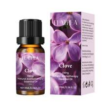 FLATPEA 10毫升天然面部及肌肤护理精油，纯植物萃取，包含茶树、薰衣草、薄荷、香草、尤加利、丁香等多种香型，专业按摩油，身体SPA护理，舒缓放松香氛，净化肌肤，保湿面部精油，日常美容护理，0.34液盎司单瓶装，多种香型可选 - 丁香 - 查看 2