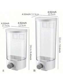 1pc Hanging Multi-Grain Storage Box, Cereal Canister - View 4