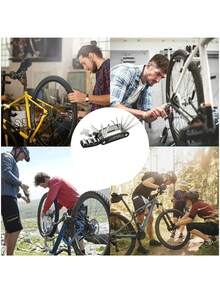 Portable Bicycle Repair Tool Kit - Hex Wrench, Nut, Tire, Screwdriver For Motorcycle & Bicycle Maintenance - A - 查看 11