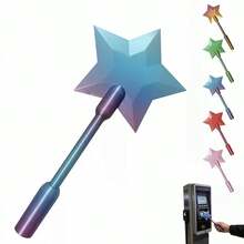 Gậy quét thẻ thanh toán 3D in hình ma thuật, Gậy quét thẻ thanh toán, Gậy ánh sao, Giá đỡ thẻ thanh toán không tiếp xúc, Thích hợp cho các trường hợp thanh toán bằng thẻ (Cần tự lắp ráp) - A - Xem 1