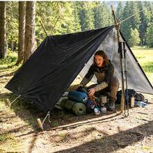 Lona de PE impermeable con protección UV, resistencia al desgarro, bordes reforzados y remaches resistentes a la oxidación. Ideal para lonas multiusos como techos, camping, patios, piscinas, barcos, coches, etc. Toldos exteriores. - Negro - Ver 8
