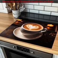 1pc Love Coffee Theme Style Coffee Machine Mats, Dish Mats, Tableware Mats, Table Mats, Especially Suitable For Coffee Machines And Coffee Pots, Bar Mats, Bar Accessories, Very Suitable For Kitchen Use. - Multicolor - View 2
