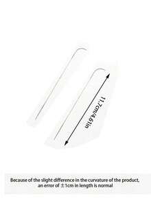 Bộ 2 kim xâu hạt đa năng, bao gồm kim mở, kim cong, kim điều chỉnh siêu nhỏ, kèm theo dụng cụ xoay làm trang sức, dùng để xâu hạt thủ công, đính ngọc trai, làm trang sức DIY. - Vát mở - Xem 10