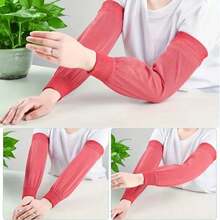1 Pair Extra Long Breathable, Comfortable And Stretchy Work Sleeves, Suitable For Home Office, Outdoor Sun Protection, Factory Work And Agriculture - Extended Version - View 12