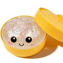 4 Pack Dumpling Squishies,Glitter Dumpling Squishy ,Anxiety Relief Fidget, Soft Squeeze Decompression Dough(4pcs Dumpling+Steamer Box4) - Nhiều màu - Xem 17