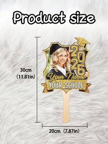 Graduation Season Custom Big Head Cutout On A Stick-9 Styles,Personalized Fat Heads, Face Cardboard Cutouts, Fun Party Decor, Grad Time, Graduation Gig, Birthday, Upload Your Photo - Multicolor - View 7