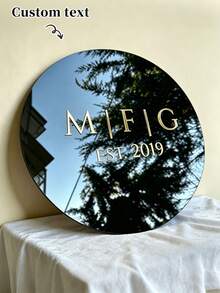 Custom 3D Acrylic Logo Sign For Door Or Wall, Modern Salon Sign With Stand Offs, Business Signage, Business Door Plaque, Spa Room, Clinic,Custom Round Business Logo Sign, 3D Door Wall Sign, Custom Logo Acrylic Business Signage, Office Storefront - Multicolor - View 2