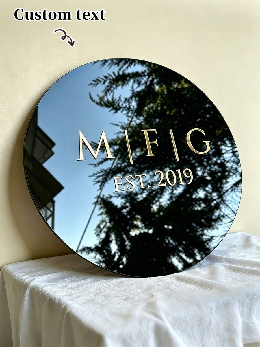Custom 3D Acrylic Logo Sign For Door Or Wall, Modern Salon Sign With Stand Offs, Business Signage, Business Door Plaque, Spa Room, Clinic,Custom Round Business Logo Sign, 3D Door Wall Sign, Custom Logo Acrylic Business Signage, Office Storefront