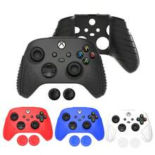 Ốp silicon mềm cho tay cầm Series X/S, bảo vệ tay cầm chơi game, phụ kiện chống trượt, vỏ bọc cần điều khiển. - Xem 1