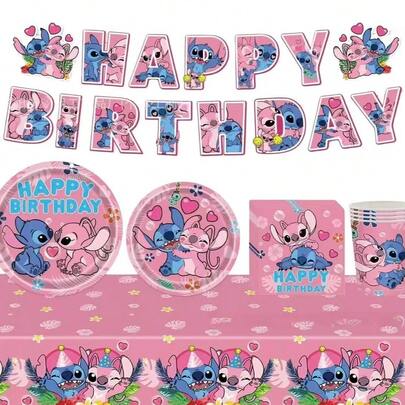 DOBBLE 50pcs Pink Sewing Themed Party Tableware Set, Suitable For 10 People, Disposable Plates, Cups And Napkins. Holiday Decor Suitable For Camping, Picnic, Backyard BBQ, Festival Parties, Also An Ideal Gift For Fans.