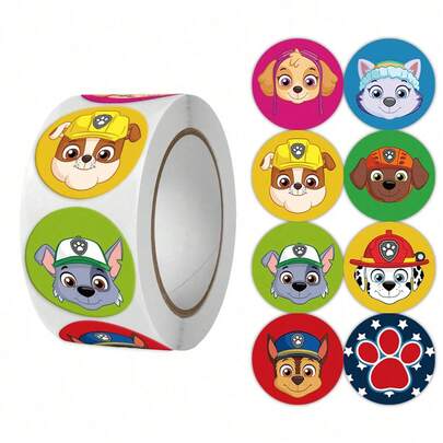  Cute Paw Patrol Theme Stickers - Waterproof DIY Decorations Suitable For Journals, Phone Cases, Luggage, And Skateboards